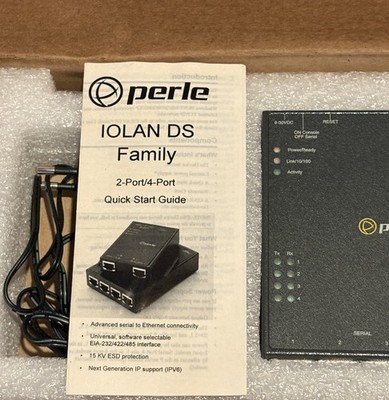 Perle IOLAN STS4 D   4-Port Serial Device inkl. OVP