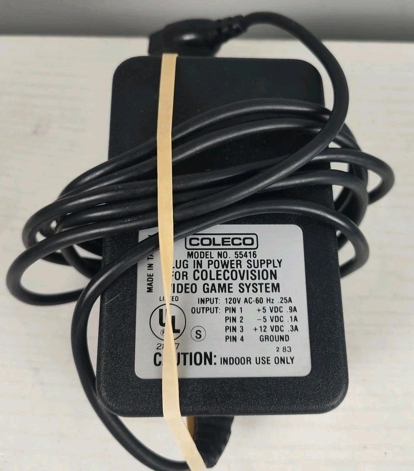 Vintage Coleco Vision 55416 Power Supply Colecovision Authentic AC Adapter Oem - Image 2 of 4