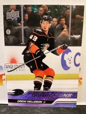 2023-24 Upper Deck Series 1 - Young Guns Drew Helleson #220 (RC)