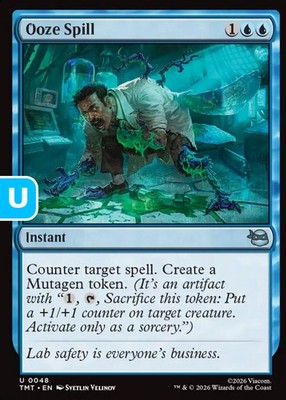 MTG Ooze Spill Teenage Muntant Ninja Turtles Uncommon Instant  NM