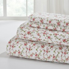 4-Piece 100 Cotton Flannel Sheet Set Soft and Durable for Every Season, Ma...