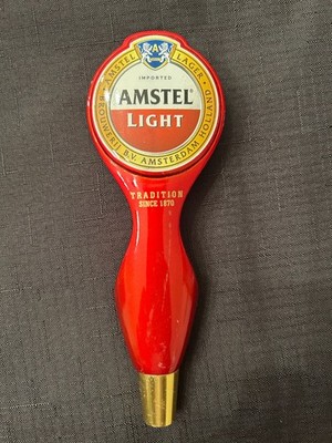 Amstel Light 7''TAP Draft Beer Tap 2 Sided Handle Mancave Bar