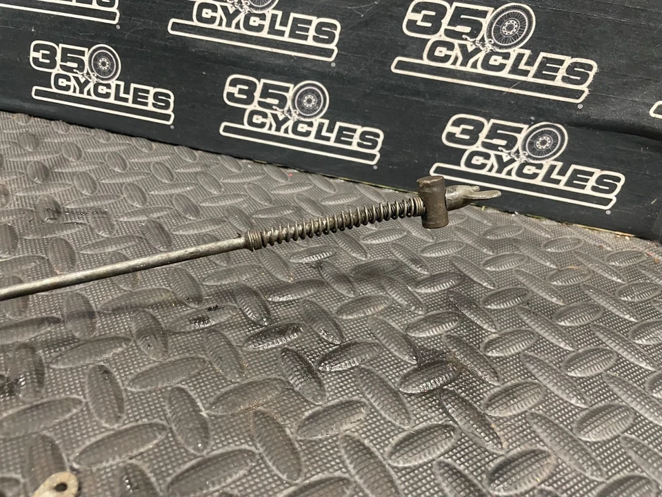 1980 YAMAHA TT500 TT 500 REAR WHEEL BRAKE LINKAGE ROD ARM SPRING - Image 4 of 4