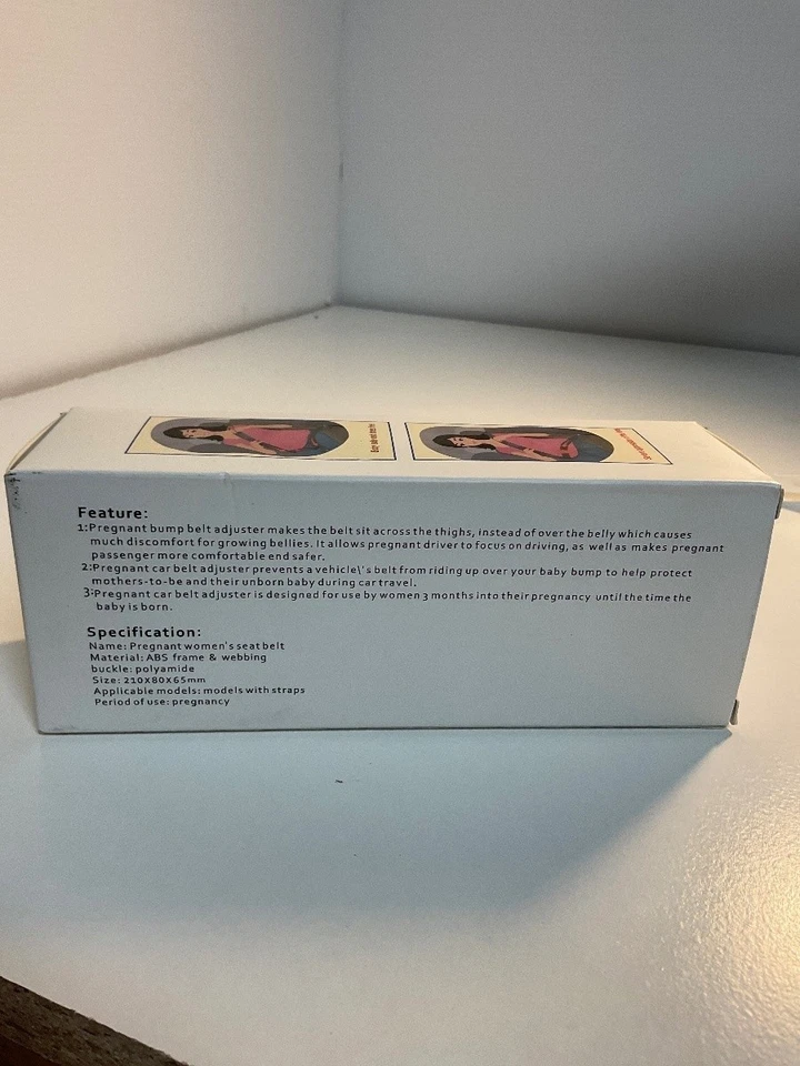 Seat Belt Adjuste   Bump Belt Safety Strap Box New - Image 3 of 4