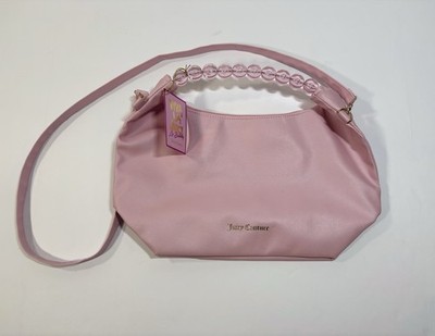NWT Juicy Couture Viva La Juicy Le Bubbly Pink Purse With Pink Pearl Handle