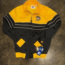Y2K NWT Starter Pittsburgh Penguins Jacket!Size Medium! In Perfect Condition!