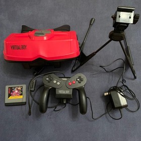 Nintendo Virtual Boy Console 3D System VUE-001 Galactic Pinball Tested Japan JP