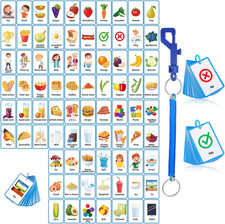 81 Pcs Autism Behaviour Communication Cards f...