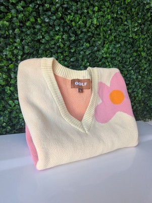 Golf Wang Le Fleur Flower Sweater Vest Size : Large | eBay