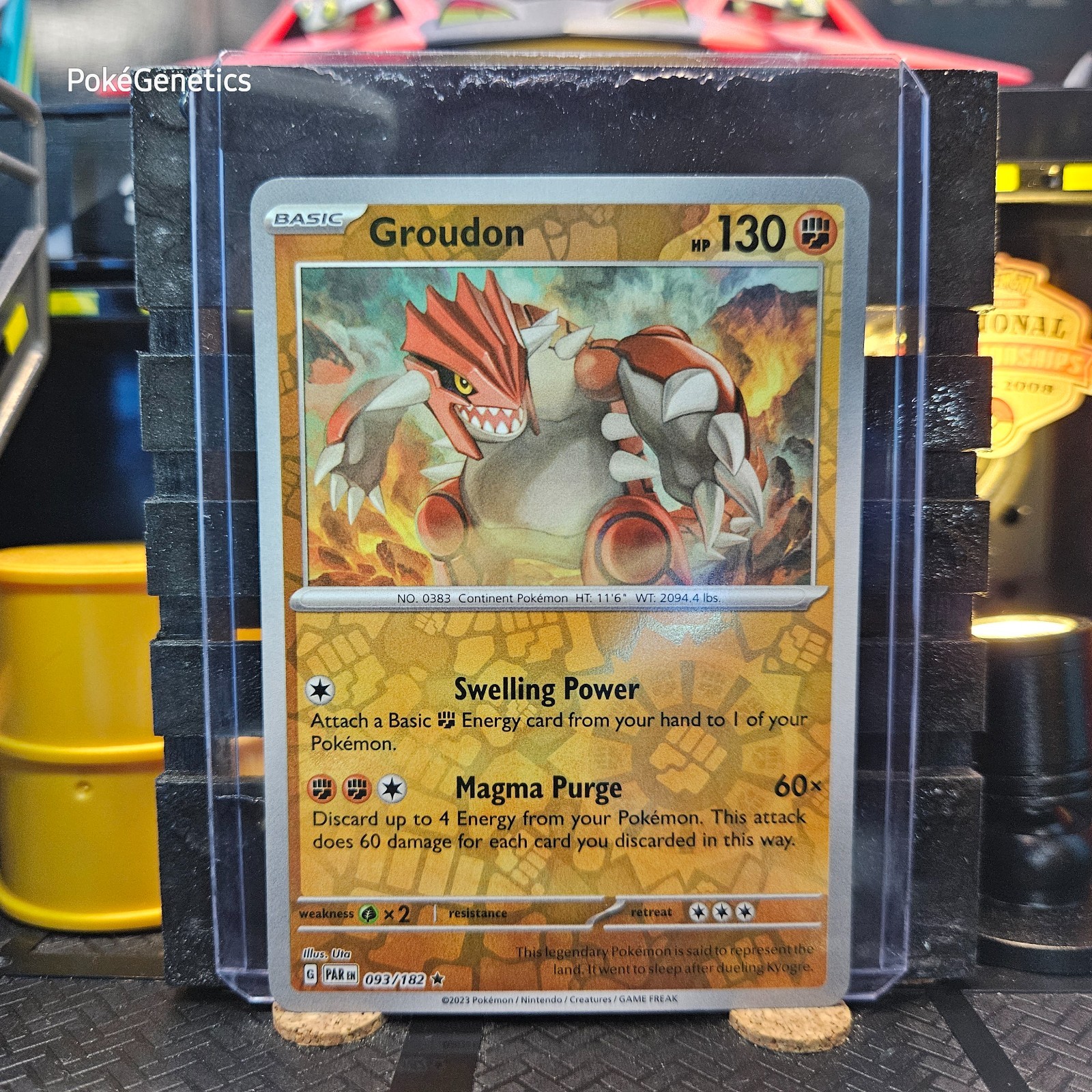 Groudon Prismatic Evolutions Reverse Holo Pokémon TCG 049/131 Scarlet & Violet