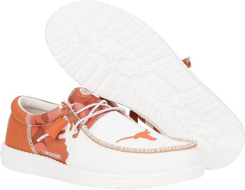 Hey Dude Wally Tri Texas Longhorns Mens Size 13 Slip On Shoes Burnt Orange White Hey Dude Wally Tri Texas Burnt Orange/White Size M11, Men main image 4