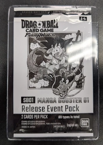 SB01 Manga Booster 01 Release Event Pack	Dragon Ball Sealed Promo Card