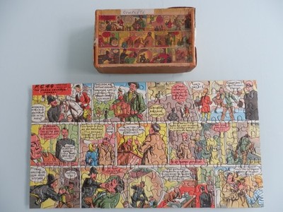 P.C.49 ''THE CASE THE ORGAN GRINDERS MONKEY'' - VINTAGE COMIC STRIP PUZZLE - KOMPLETT