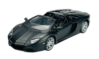 Maisto Lamborghini Aventador Roadster Schwarz 1:24 Die Cast Metal Model New Box