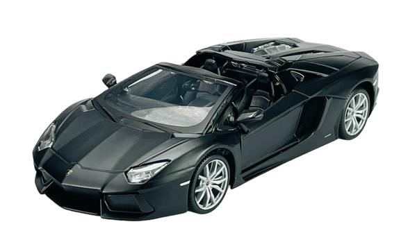 Maisto Lamborghini Aventador Roadster Schwarz 1:24 Die Cast Metal Model New Box-image