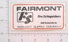 Vintage Fairmont Supply Company Washington Pennsylvania Coal Mine Sticker Decal