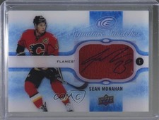2015-16 Upper Deck Ice Signature Swatches Sean Monahan #SS-SM Auto 2a8