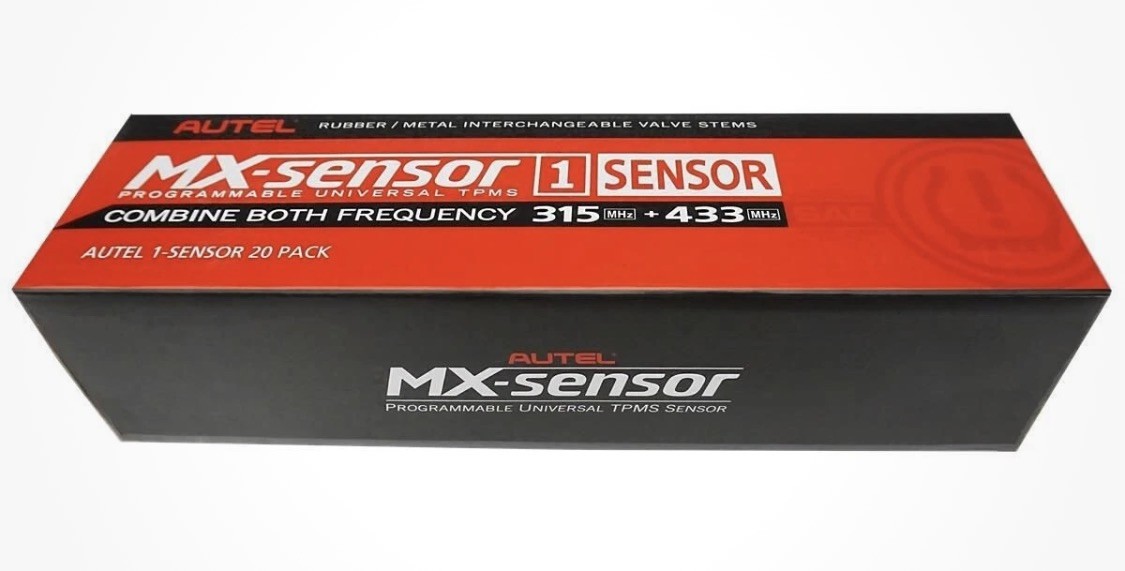 20PK Sensors with Rubber Press-In Valve Autel 300010 Brand New!