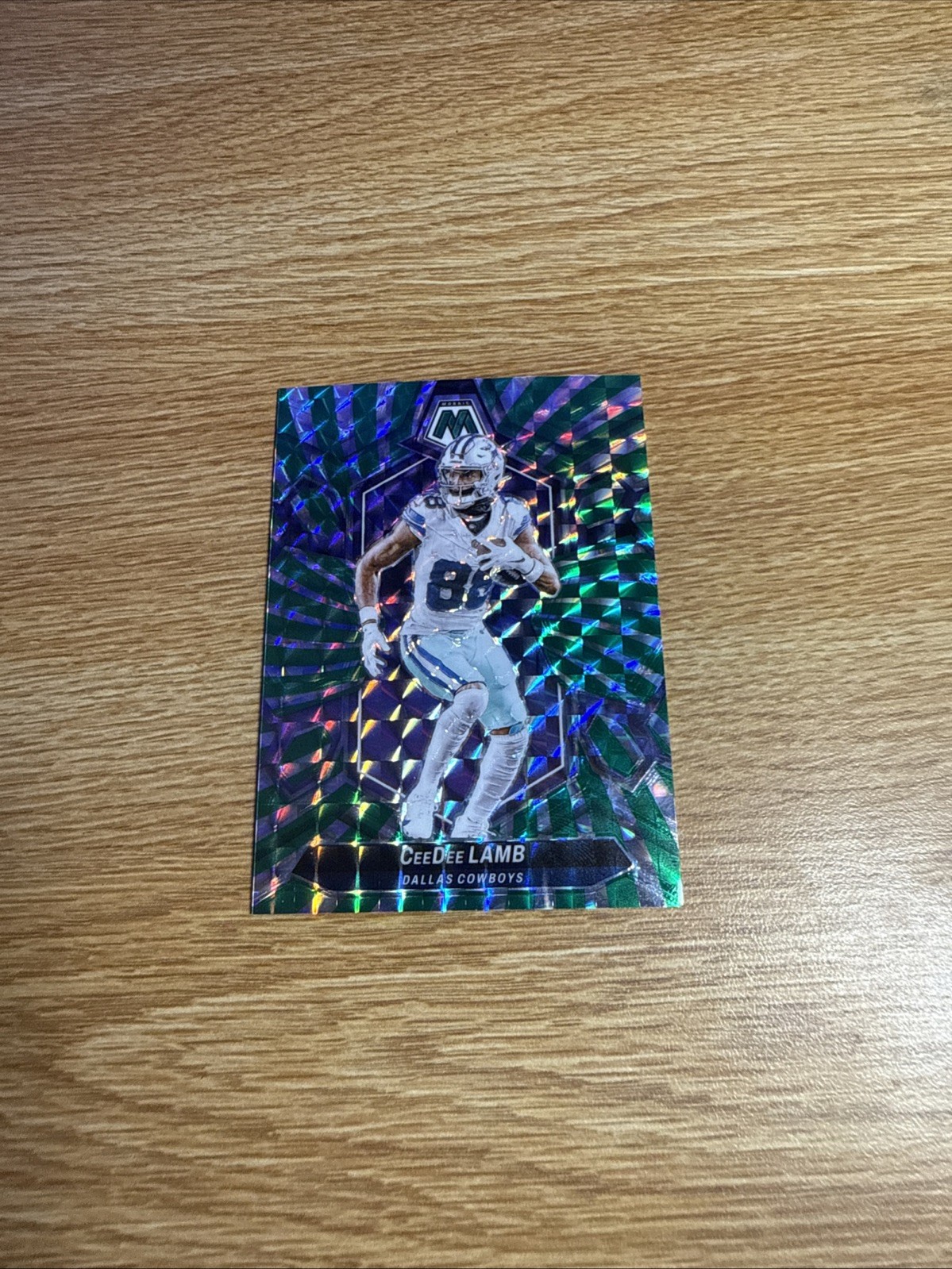 2024 PANINI MOSAIC GREEN SWIRL #59 CEEDEE LAMB 9/13 Cowboys