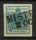 1850, 9 Kr. " MISTEK"
