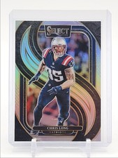 CHRIS LONG 2024 SELECT PREMIER LEVEL SILVER PRIZM PATRIOTS B Q5454