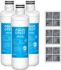 Aqua Crest LT1000PC ADQ747935 3-Pack Replacement Water / Air Filters - LT1000P