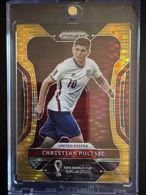 2022 Panini Prizm FIFA World Cup Gold Breakaway #201 Christian Pulisic  /10
