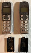 Lot of 2x Panasonic KX-TGA470S Cordless Expansion Handset Phones Only