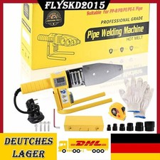 2800W 230V Muffenschweißgerät Stumpfschweißgerät Ø16-63 Rohr Schweißgerät PP PE