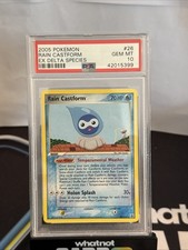 PSA 10 GEM MINT 2005 Pokemon Ex Delta Species Rain Castform #26 Low Pop (Pop 11) on eBay