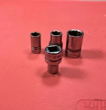 INDESTRO SUPER - 8mm Shallow 3/8" Drive 6pt Socket (46008) Plus Extras    USA