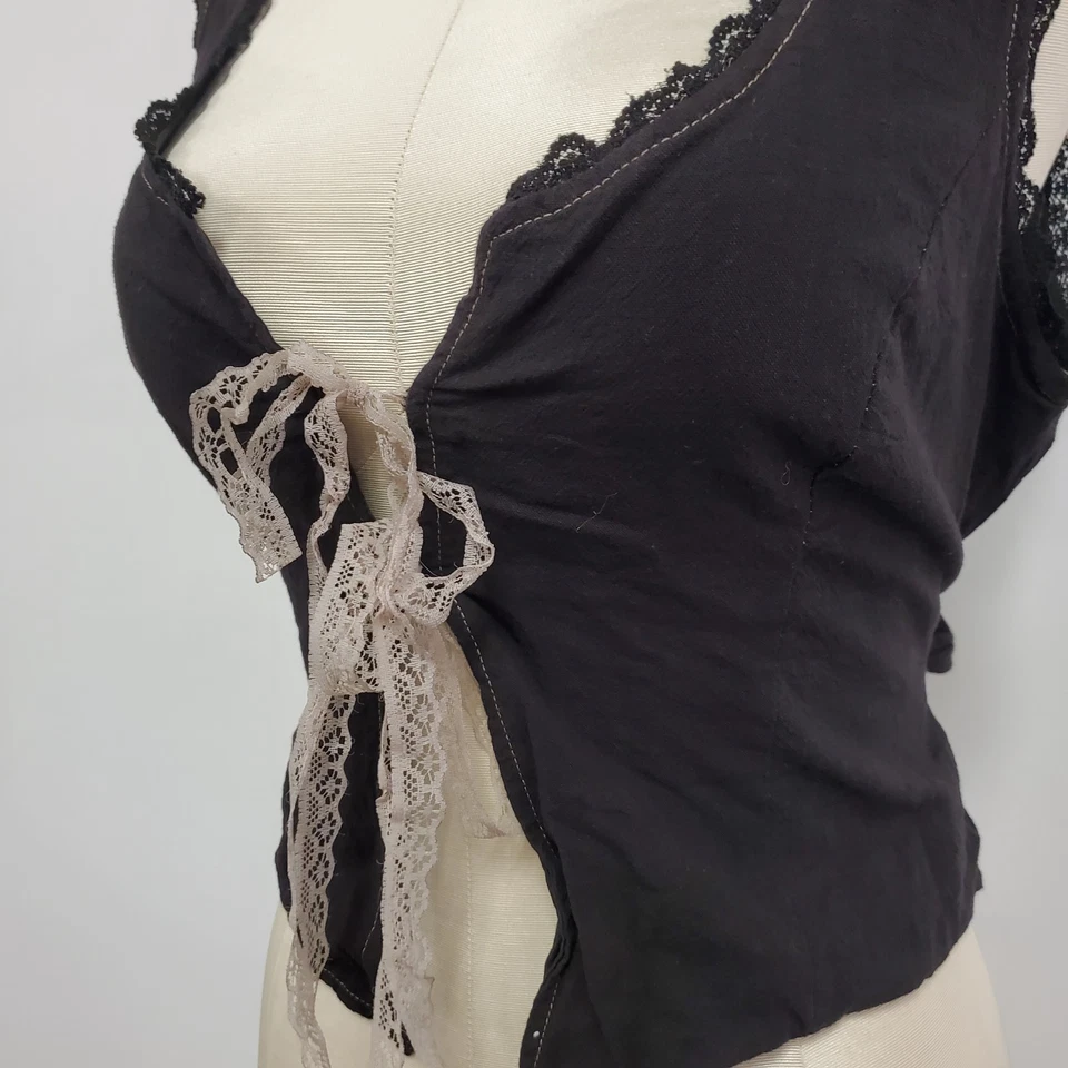 Женский галстук Bailey Rose Renfair Fairy Grunge Топ Размер S Коричневый Ренессанс - Изображение 2 из 4