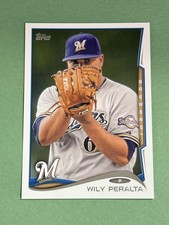 Wily Peralta 2014 Topps Milwaukee Brewers #96 Y972