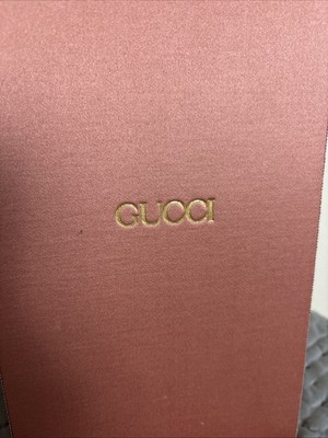 Gucci Pink Satin Storage Box, Quilted Green Interior, Lace Trim | eBay