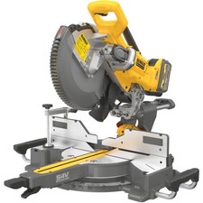 DEWALT XR FLEXVOLT Akku-Paneelsäge DCS781X2, 54Volt, Kapp-und Gehrungssäge, gelb