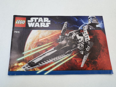 LEGO   Bauanleitung Star Wars 7915 V Wing Fighter Instruction ungelocht H120