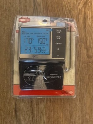 Expert Grill Deluxe Digital BBQ Grilling Meat Thermometer