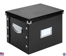 Snap-N-Store Black Letter-Size File Box SNS01533 - Durable, Stylish Storage Box