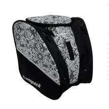 Transpack Edge Jr Ski /Snowboard Boot and Gear Bag Backpack 38L White Snowflake