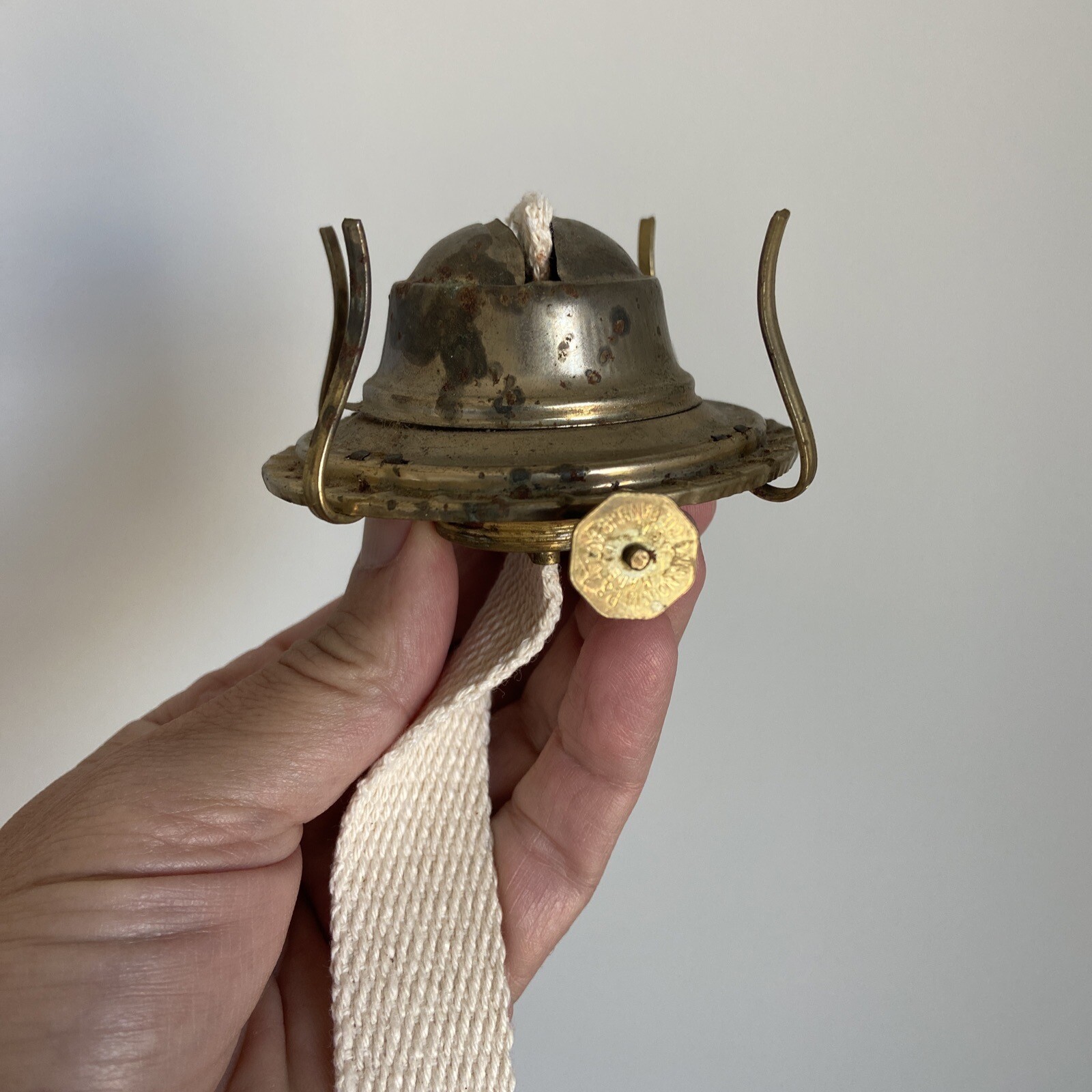 Antique Pattern Glass Oil Lamp, Riverside Collar, Eagle 2 Burner eBay