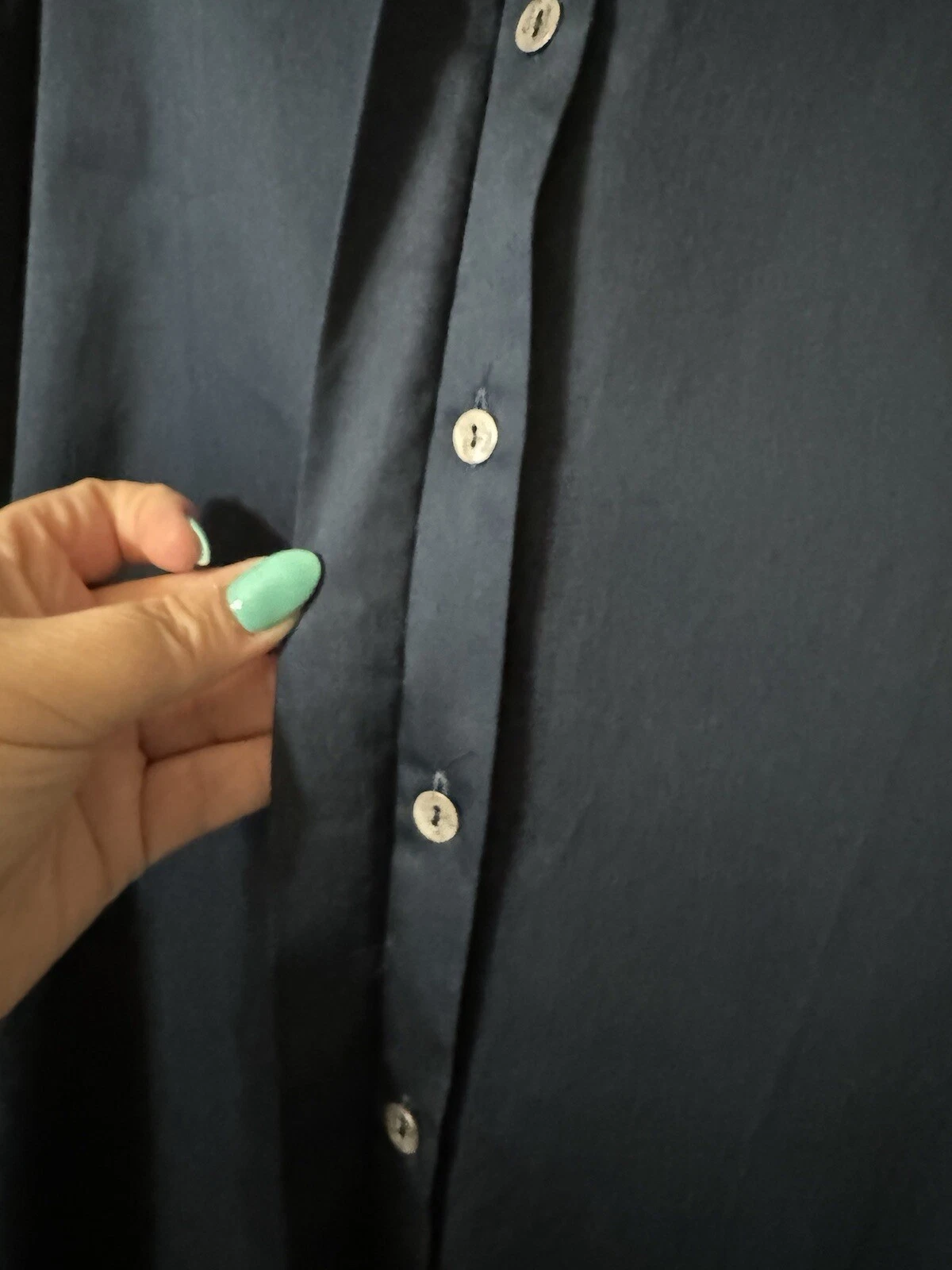 VALENTINO Valentina Kova ABITO donna piccolo DAKOTA cotone tasche us intime ottimeioni condi $10 bluy