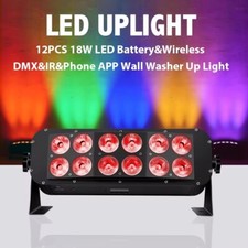 Wedding DJ Battery Uplight DMX 12x18W Wireless Par Light Wedding Stage Lights