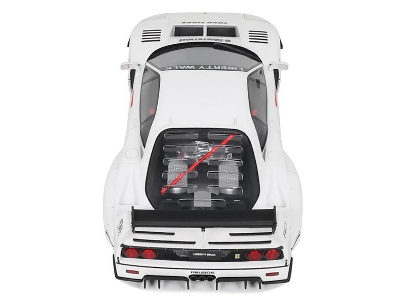 2023 LB-Works F40 - White - 1:18 Model by GT Spirit (GT470