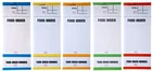 Food Order Pads Restaurant drink Numbered Takeway Bar cafe Waiter BF84 Check