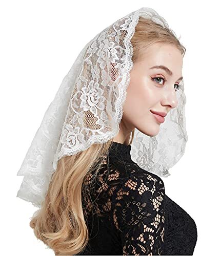 Leimandy Spitzentuch Für Mädchen - Traditioneller Kirchenschleier In Handarbeit