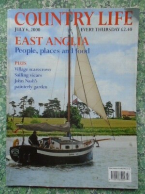 Country Life Magazine 2000 July 6 East Anglia People Places Food   0077G
