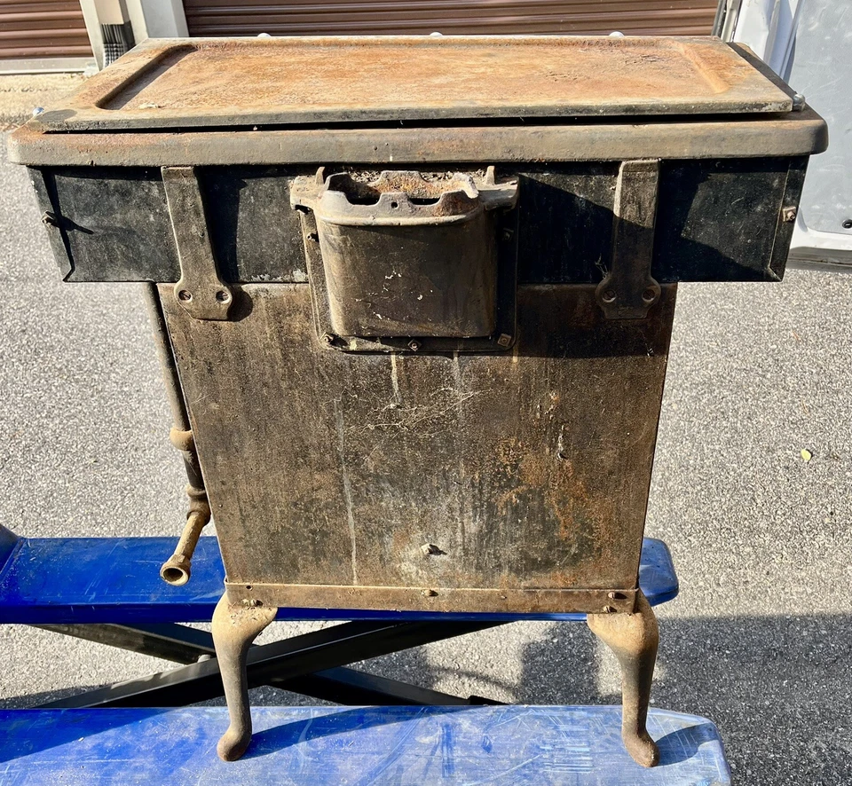 Wincroft  1920s ? Antique Gas Cookstove 3 Burners & Oven Complete Fully Intact - Image 3 of 4