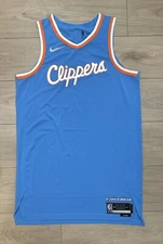 clippers team issued Size 50+6 Nike Pro Cut Jersey Blank 75th Anniversary City