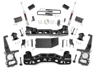 Rough Country 4'' Lift Kit with N3 Struts and N3 Shocks fits 09-10 Ford F150 4WD