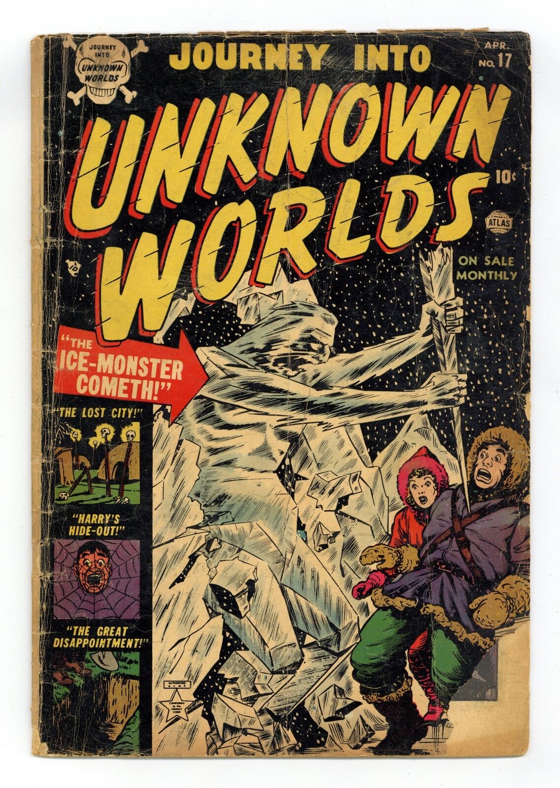Journey into Unknown Worlds #17 FR 1.0 1953
